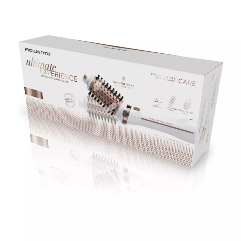 Rowenta Brush Activ Ultimate Care CF9720 kuumailmaharja lämmin kupari, valkoinen 2 m