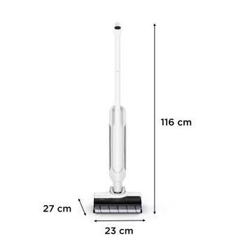 Rowenta X Clean 10 2-in-1 varsi-imuri akku kuiva&märkä pölypussiton 200 W hopea, valkoinen