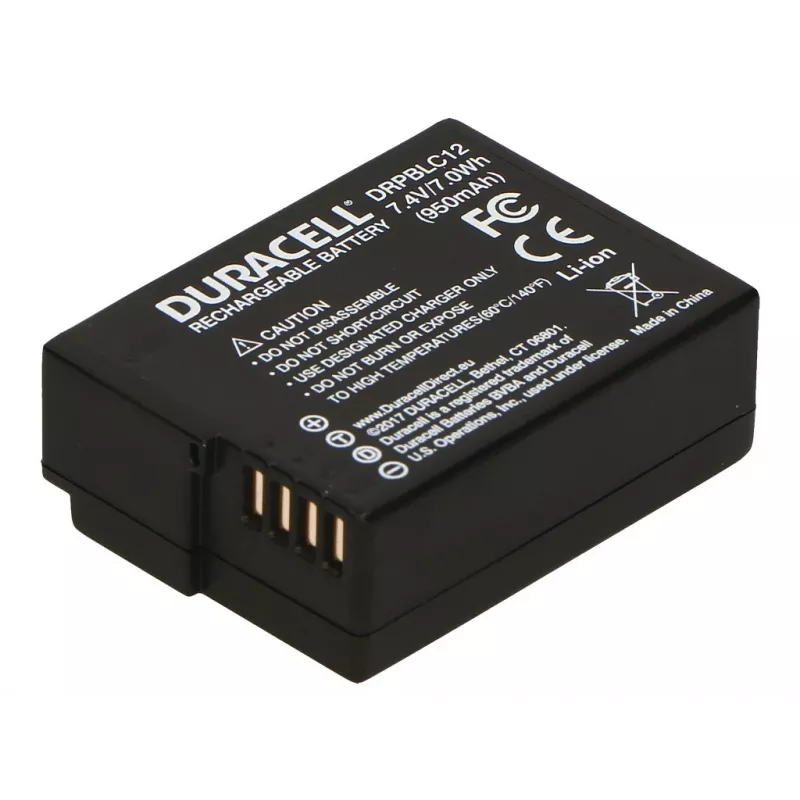 Kamera-akku Duracell DRPBLC12 Panasonic DMW-BLC12 -korvaava
