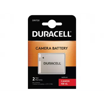 Duracell kamera-akku - korvaa Canon NB-6L -akun