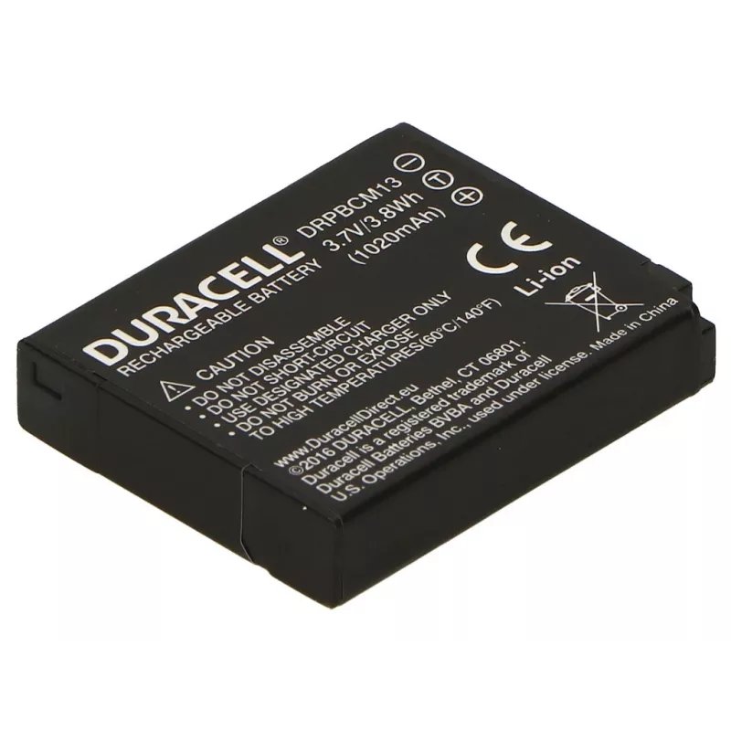 Duracell kamera-akku – korvaa Panasonic DMW-BCM13 -akun