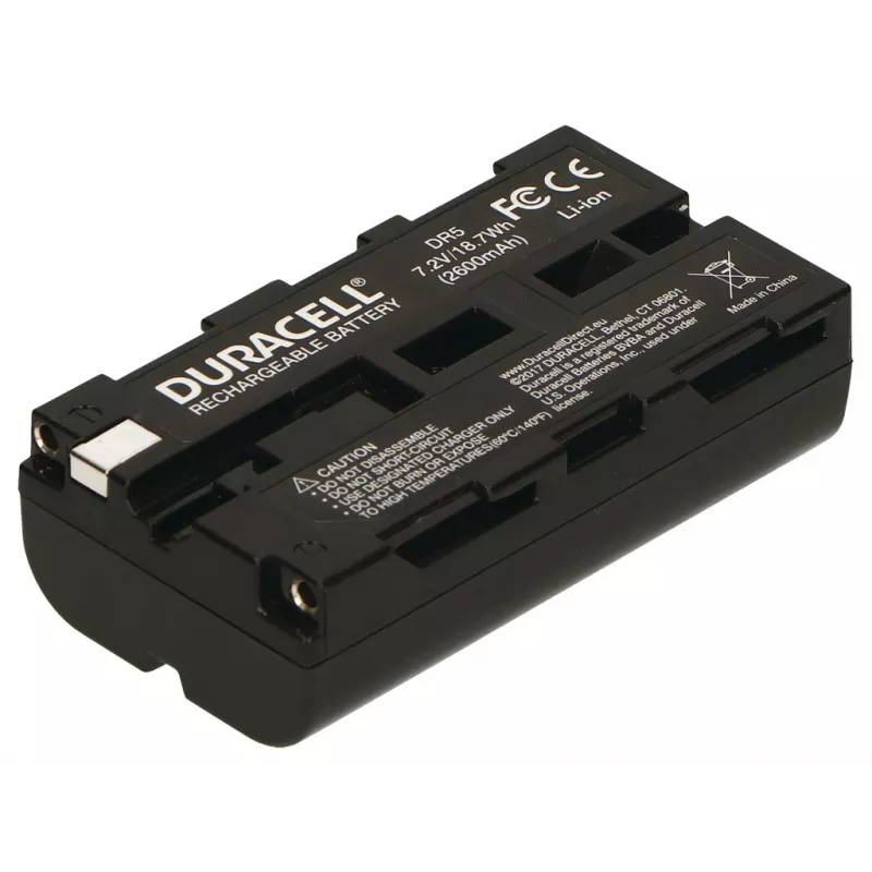 Duracell videokamera-akku – korvaa Sony NP-F330/NP-F550 -akun