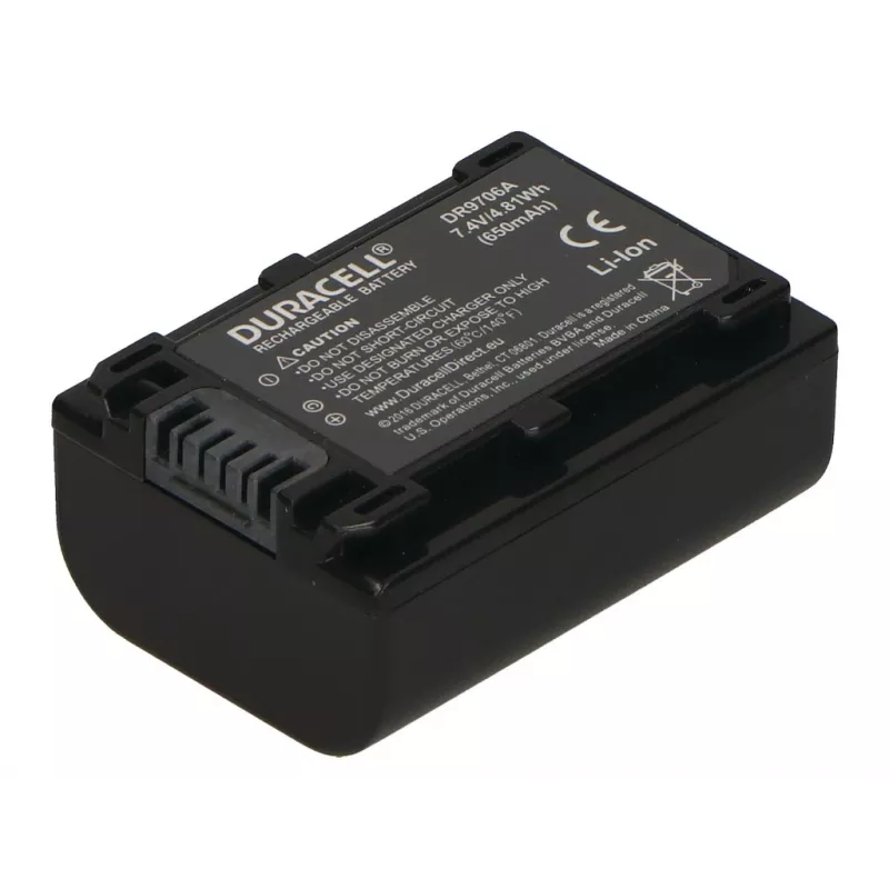 Duracell videokamera-akku – korvaa Sony NP-FV50 -akun