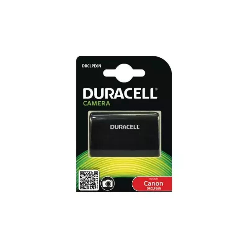 Duracell DRCLPE6N Li-Ion-akku 2000 mAh Canon LP-E6N:lle