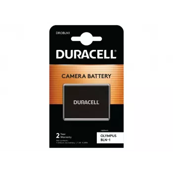 Duracell kamera-akku – varaosa Olympus BLN-1 akulle, Olympus, 1140 mAh, 7,4 V, litiumioni (Li-Ion)
