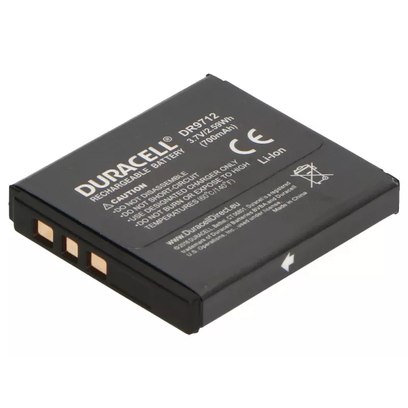 Duracell kamera-akku – korvaa Kodak KLIC-7001 akun