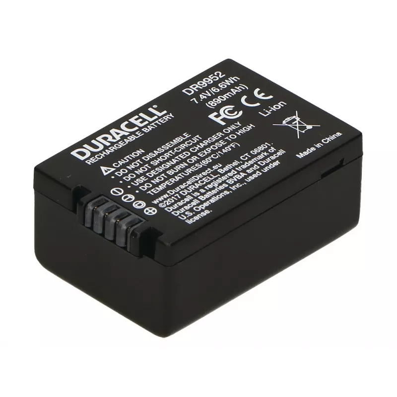Duracell kamera-akku – korvaa Panasonic DMW-BMB9E akun