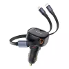 Baseus Enjoyment Pro 60W autolaturi USB-kaapeli