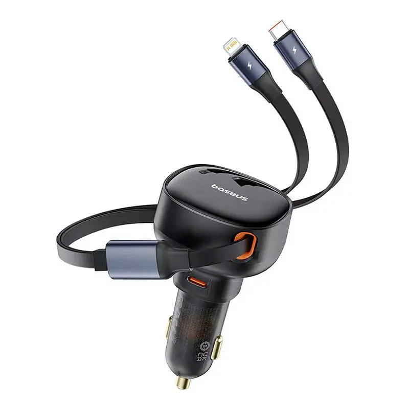 Baseus Enjoyment Pro 60W autolaturi USB-kaapeli