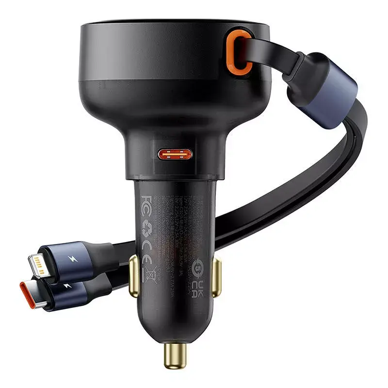 Baseus Enjoyment Pro 60W autolaturi USB-kaapeli