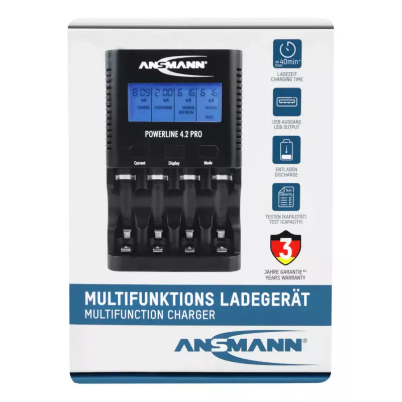 Akkulaturi Ansmann Powerline 4.2 Pro