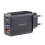 Virtalähde Intenso W65ACC USB-A- ja USB-C-liitännät musta