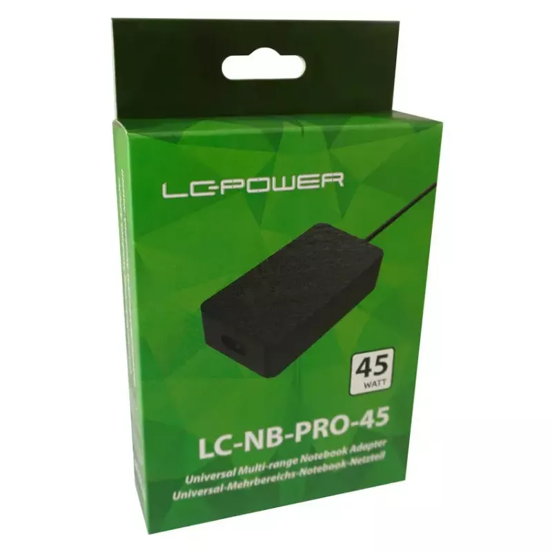 Virtalähde Adapter LC-Power LC-NB-PRO-45