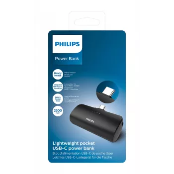 Philips DLP2510C mini-varavirtalähde 2500 mAh, USB-C