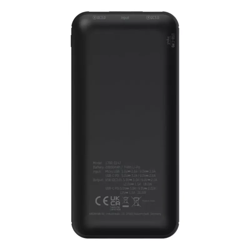 Kannettava varavirtalähde Ansmann PB320PD 20000 mAh
