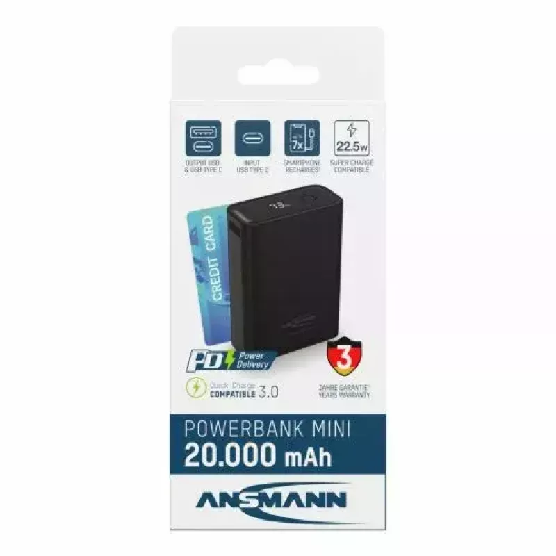 Kannettava akku Ansmann PB222PD 20000 mAh