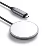 Matkapuhelimen laturi Satechi ST-UCQIMCM USB langaton lataus harmaa valkoinen