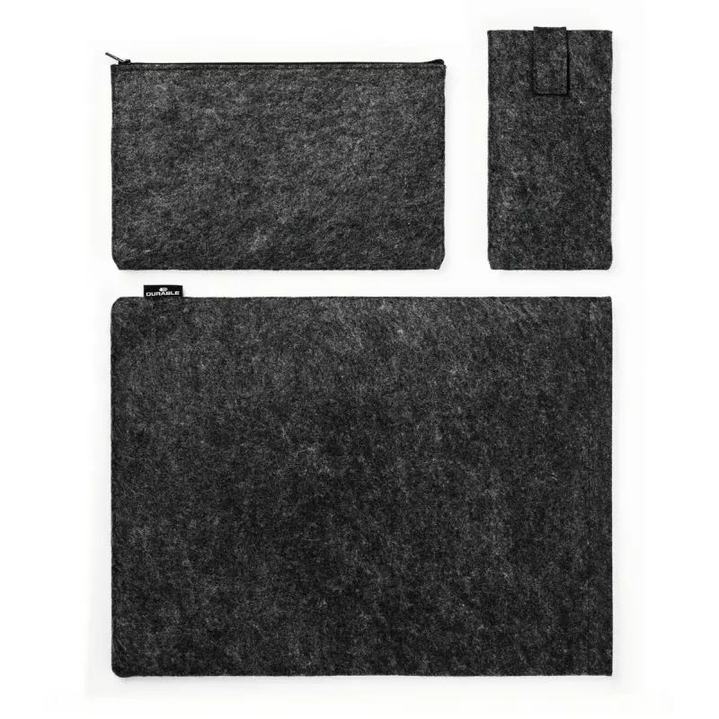 Durable 507158 MultiBag EFFECT kannettavan / tabletin suojakotelo 16,4″ (41,7 cm), kierrätetty PET-huopa, lisävaruste- ja puhelintaskulla