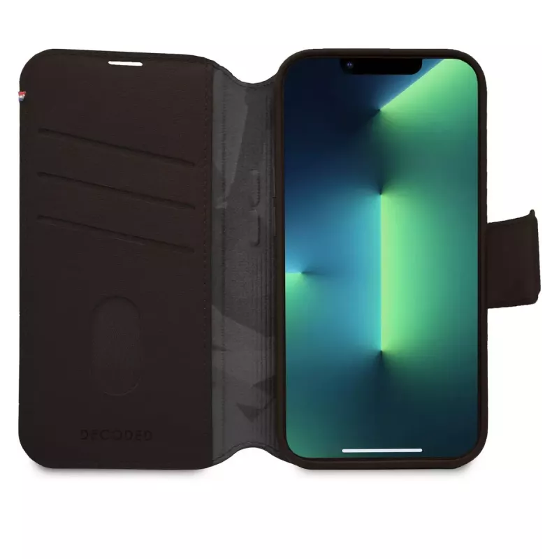 Decoded iPhone 14 Plus lompakkokotelo ruskea 6,7