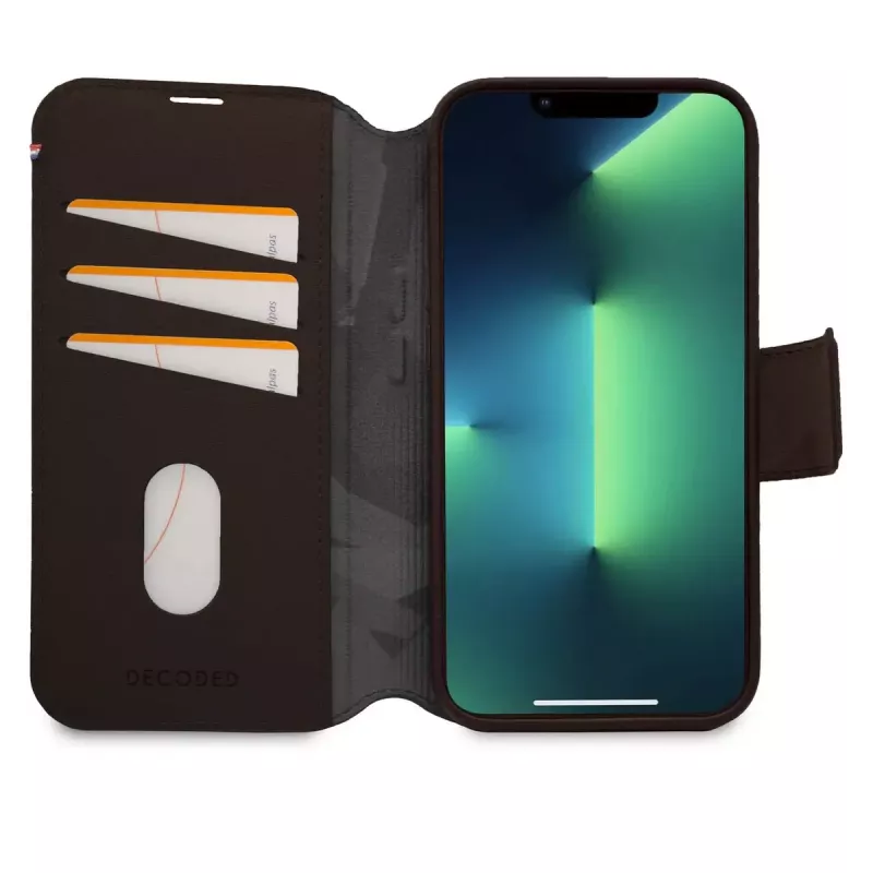 Decoded iPhone 14 Plus lompakkokotelo ruskea 6,7