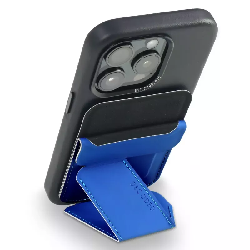 Decoded D24MSCS1GB Blue silikoni kortti- ja teline-lompakko