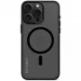 Decoded iPhone 15 Pro Max suojakotelo 17 cm musta läpinäkyvä