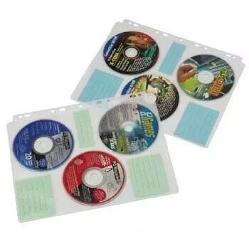 Hama CD-ROM-indeksikotelot 60 levyä läpinäkyvä