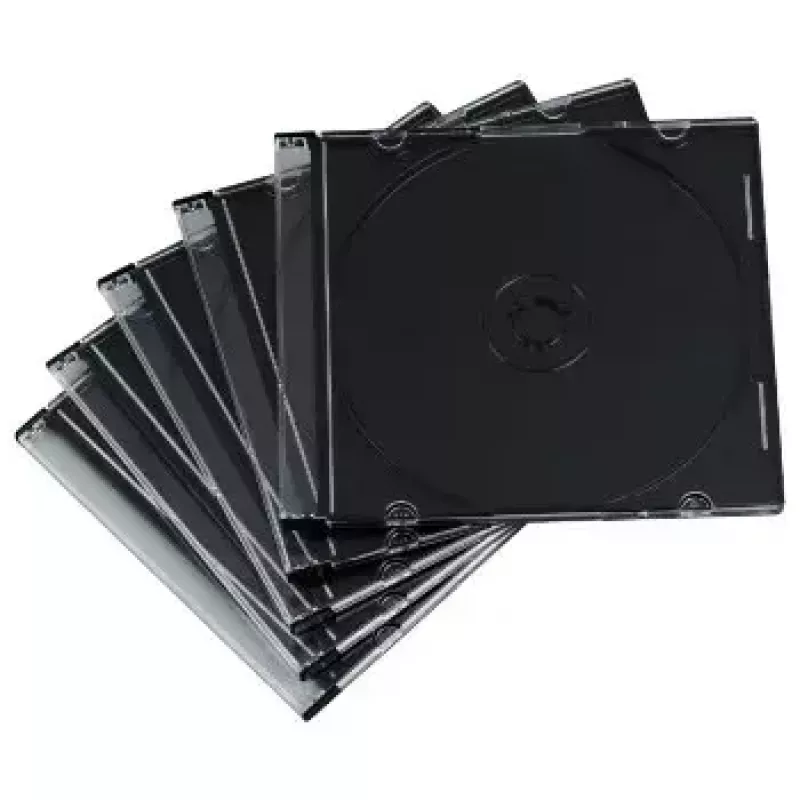 Hama 51269 ohut CD jewel case 50 kpl:n pakkaus 1 levy läpinäkyvä