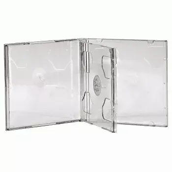 Hama 44752 CD-kaksoisjewelcase 5 kpl:n pakkaus 2 levylle läpinäkyvä