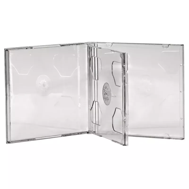 Hama 44752 CD-kaksoisjewelcase 5 kpl:n pakkaus 2 levylle läpinäkyvä