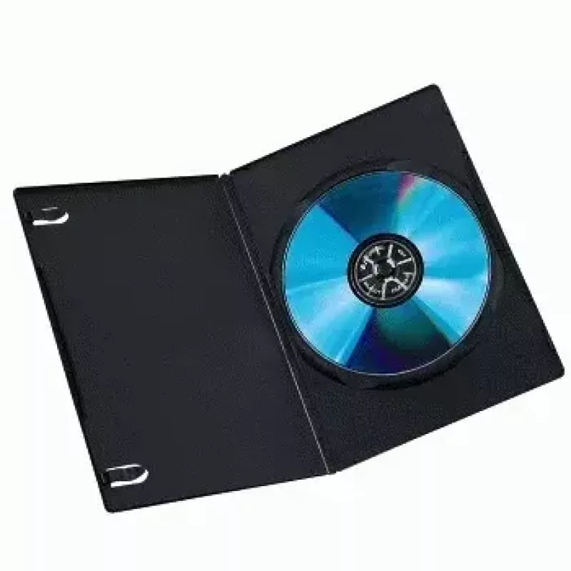 Hama 51182 ohut DVD-kotelo musta 1 levy