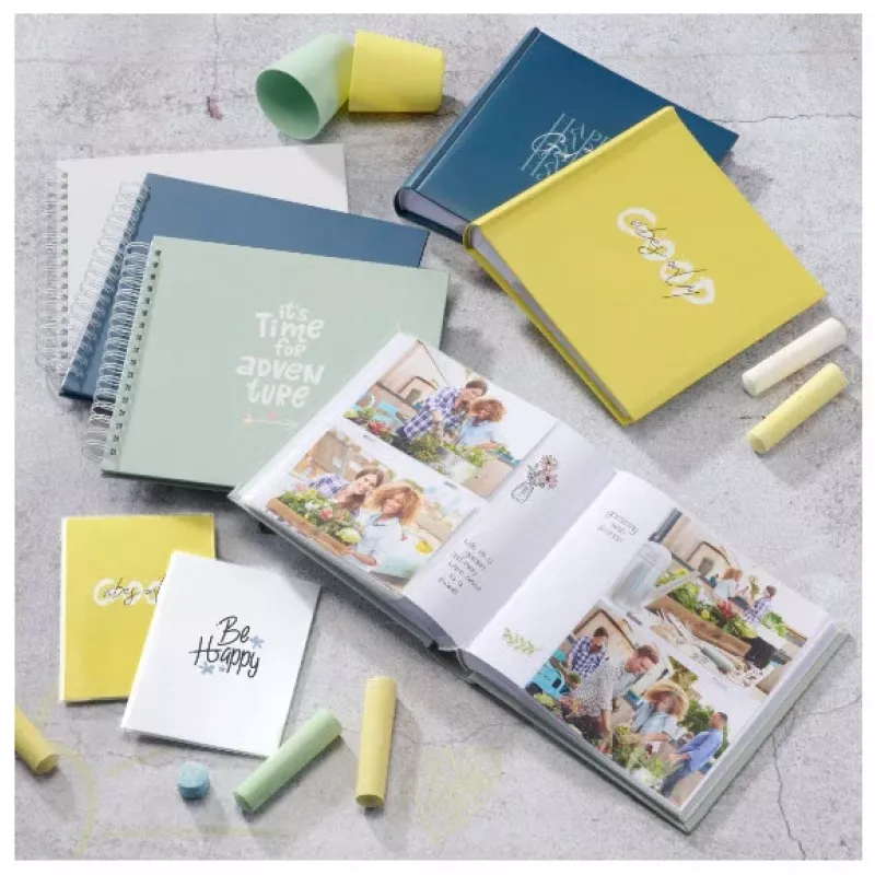 Hama Good Things valokuva-albumi keltainen 200 lehteä 10 x 15 kirjasidonta