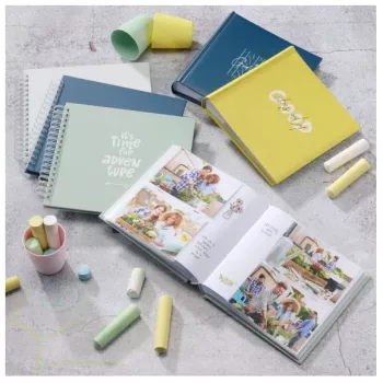 Hama Good Things valokuva-albumi sininen 200 lehteä 10 x 15 kirjasidonta