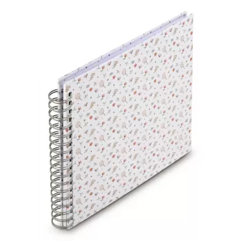 Hama Floral valokuva-albumi monivärinen 100 lehteä 10 x 15 cm kierresidonta