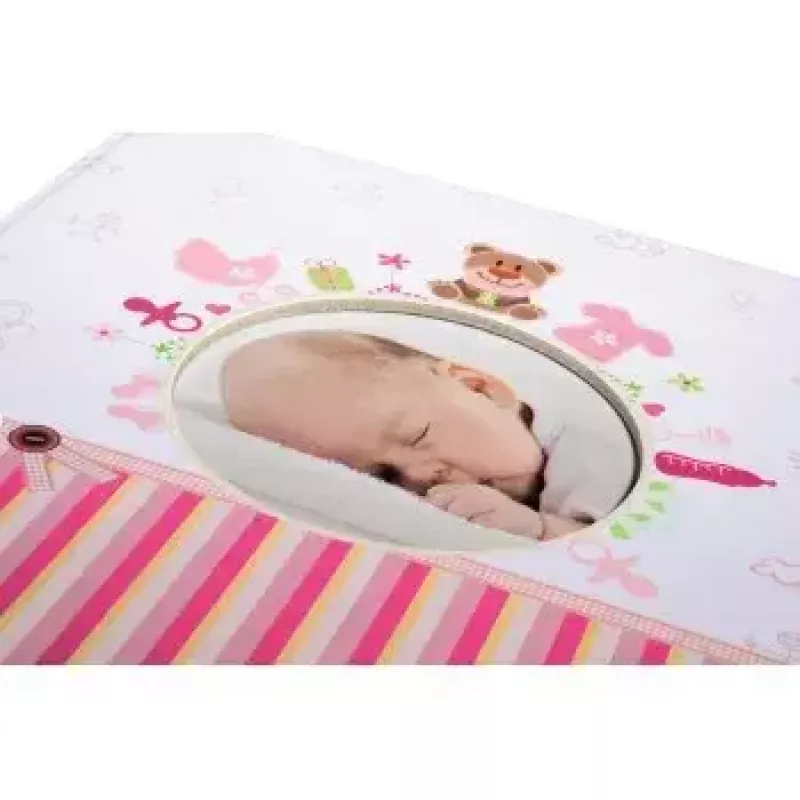 Hama Moni valokuva-albumi roosa, valkoinen 200 lehteä 10 x 15