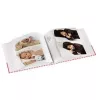 Hama Moni valokuva-albumi roosa, valkoinen 200 lehteä 10 x 15