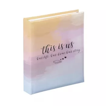 Hama Letterings sininen, oranssi, violetti fotoalbumi 40 lehteä 10 x 15 cm