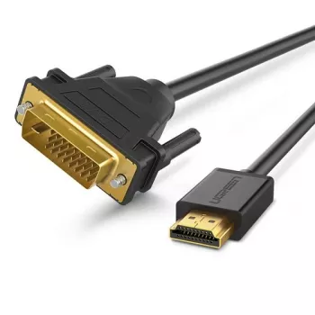 Ugreen 30116 videokaapeliadapteri 1 m DVI HDMI musta