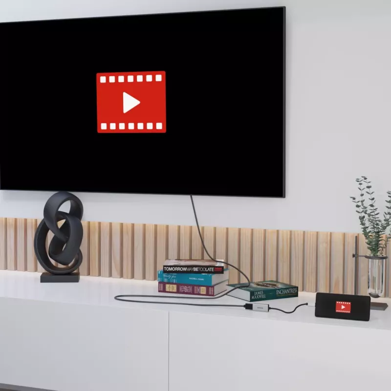 Videoadapterikaapeli USB Type-C HDMI Marmitek 08369