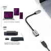 USB-kaapeli Marmitek 08375 0,15 m USB 3.2 Gen 1 USB-C USB-A musta hopea