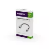 USB-kaapeli Marmitek 08375 0,15 m USB 3.2 Gen 1 USB-C USB-A musta hopea