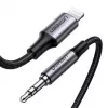 Ugreen 70509 matkapuhelinkaapeli hopea 1 m 3,5 mm Lightning
