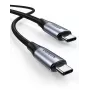 USB-kaapeli Ugreen 80150 USB 3.2 Gen 2 USB C musta 10 Gbit/s