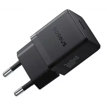 Baseus Palm -laturi yleismalli musta AC, 30 W, USB-C PD, sisäkäyttöön, yleinen yhteensopivuus