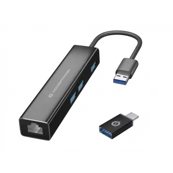 Conceptronic DONN07BA USB 3.2 Gen 1 (3.1 Gen 1) Type-A musta