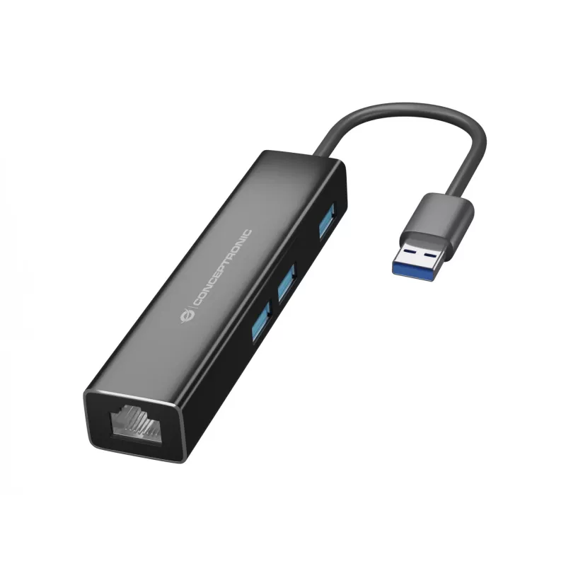 Conceptronic DONN07BA USB 3.2 Gen 1 (3.1 Gen 1) Type-A musta