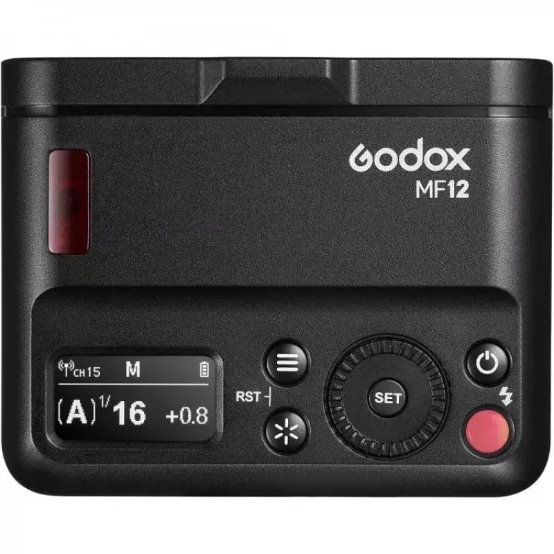 Makrosalama Godox MF12 1,7 s kierrätysaika 12 W teho