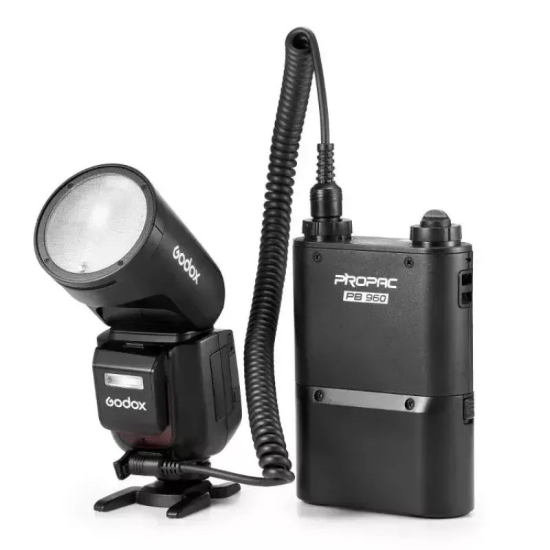 Godox V1Pro TTL Li-ion-pyöreäpääsalama Fuji 1,5 s latausaika