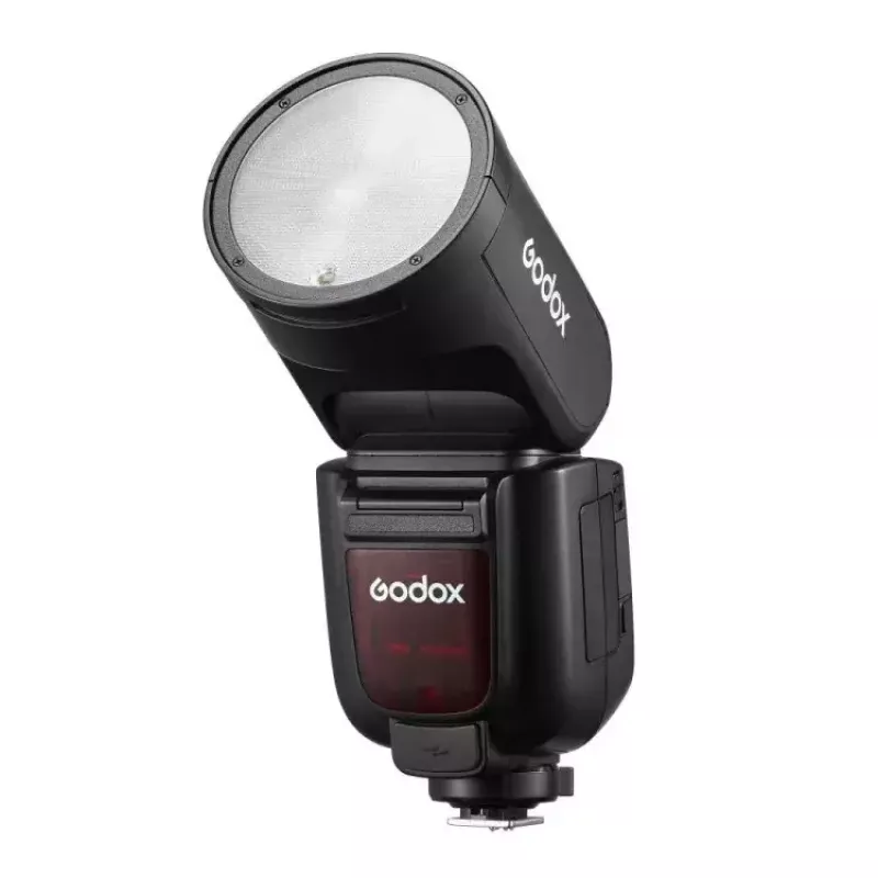 Godox V1Pro TTL Li-ion-pyöreäpääsalama Fuji 1,5 s latausaika