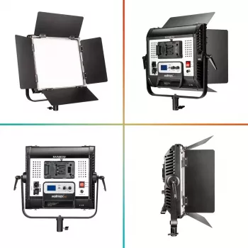 Walimex Rainbow 50 W LED-valo musta alumiini muovi 50000 h